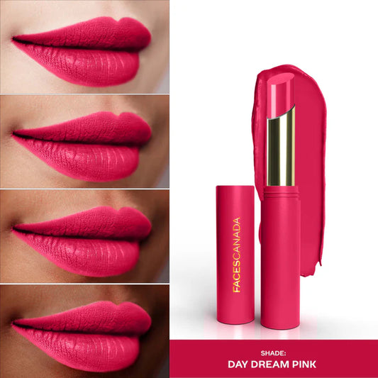 FACES CANADA 3 IN 1 MATTE LIPSTICK COFFEE DATE PINK 02- 2GM