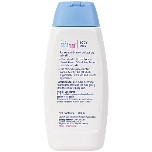 SEBAMED BABY BODY MILK 100ML