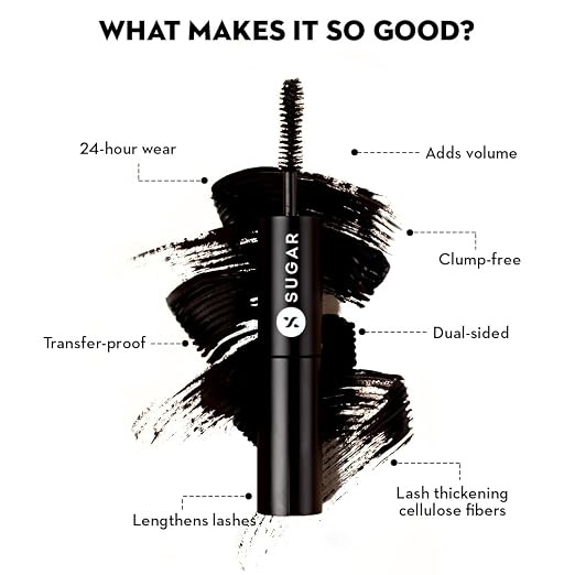 SUGAR DOUBLE DATE EXTREME VOLUME MASCARA DUO-01 BLACKJACK 7ML