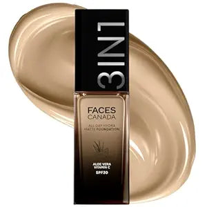 FACES CANADA 3IN1 FOUNDATION ABSOLUTE IVORY 30ML