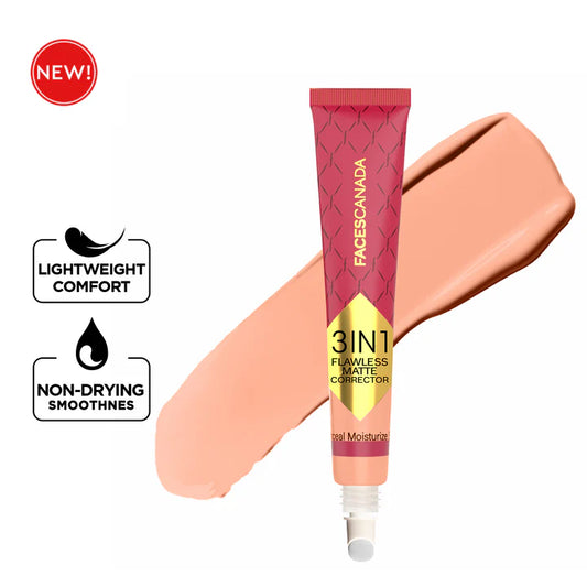 FACES CANADA 3IN1 FLAWLESS MATTE CORRECTOR BEIGE 8ML