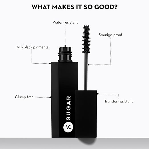 SUGAR BACKLASH VOLUMIZING MASCARA 01 BLACK UP 6.5GM