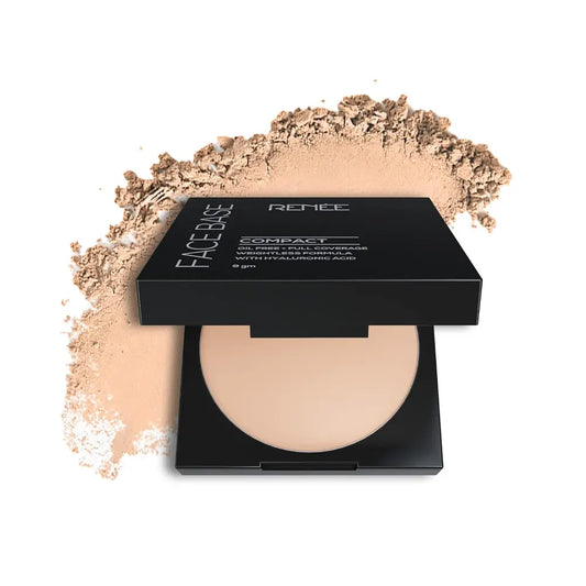RENEE FACE BASE COMPACT CASHEW BEIGE- 9 GM
