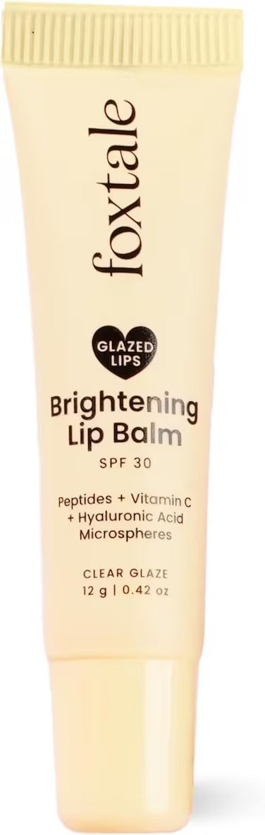 FOXTALE BRIGHTENING LIP BALM CLEAR GLAZE 12G