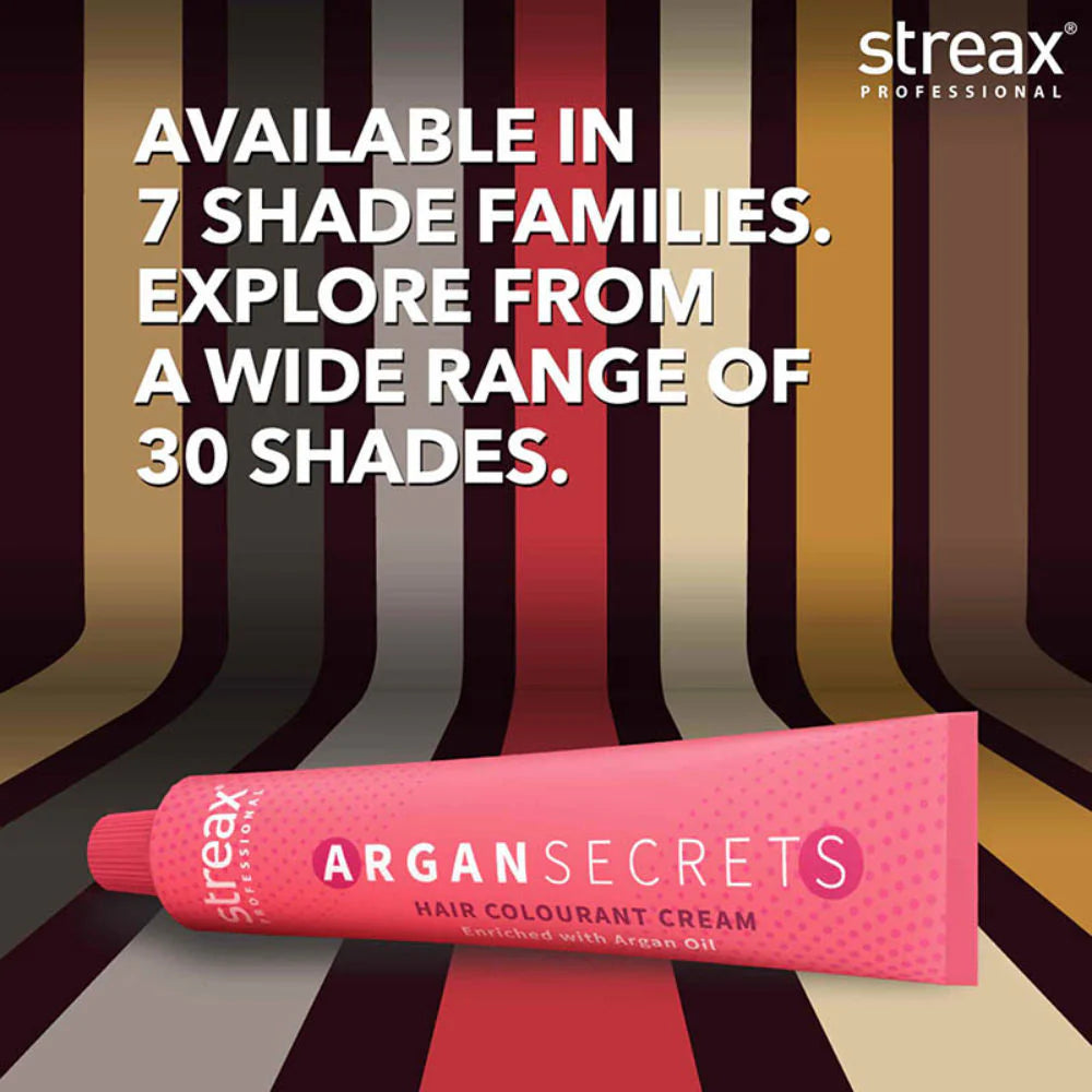 STREAX ARGANSECRETS HAIRCOLOURANTCREAM FLAMERED 0.6 (90GM)
