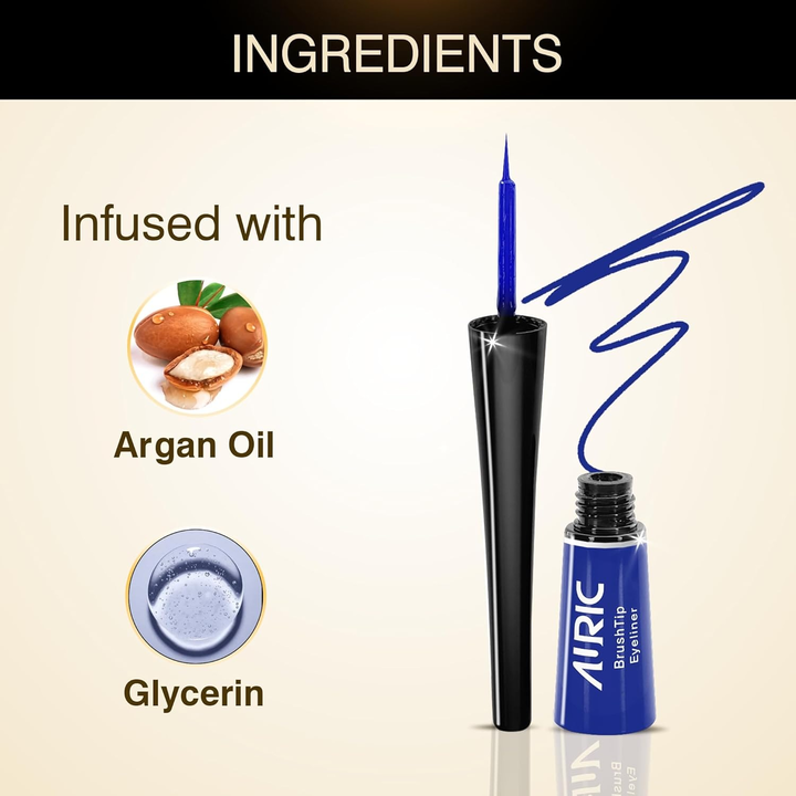 AURIC BRUSHTIP EYELINER ROYALE BLUE 2203