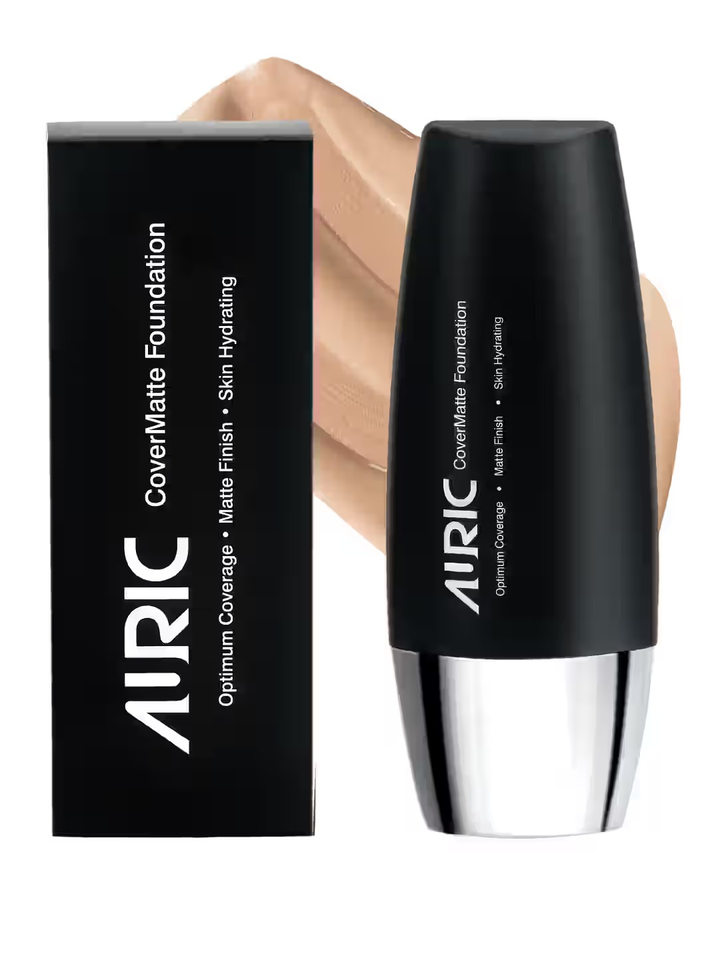 AURIC COVER MATTE FOUNDATION COOL SAND 1102- 30ML