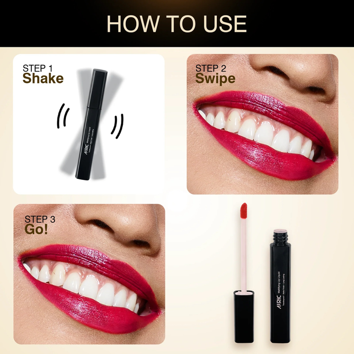 AURIC MATTIFYING LIQUID LIPSTICK PURE COSMO 3302- 4ML