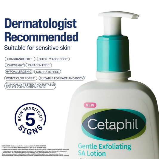 CETAPHIL GENTLE EXFOLIATING SALICYLIC ACID LOTION 236ML