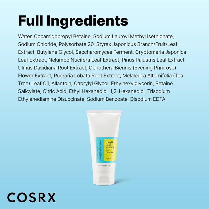 COSRX LOW PH GOODMORNING GEL CLEANSER 150 ML