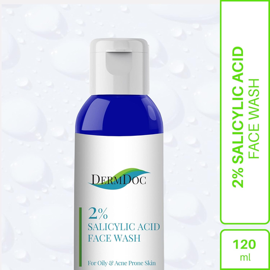DERMDOC 2% SALICYLIC ACID FACE WASH- 120ML