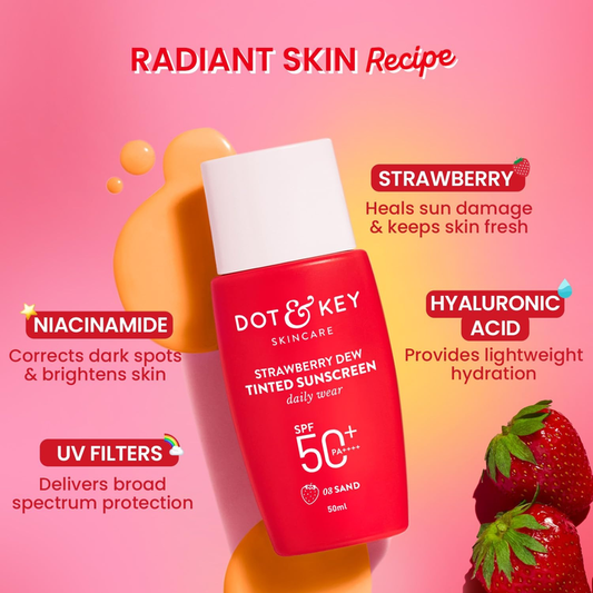 DOT & KEY TINTED SUNSCREEN 03 SAND-50 ML