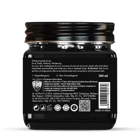 DR.RASHEL CHARCOAL FACE AND BODY GEL- 380 ML
