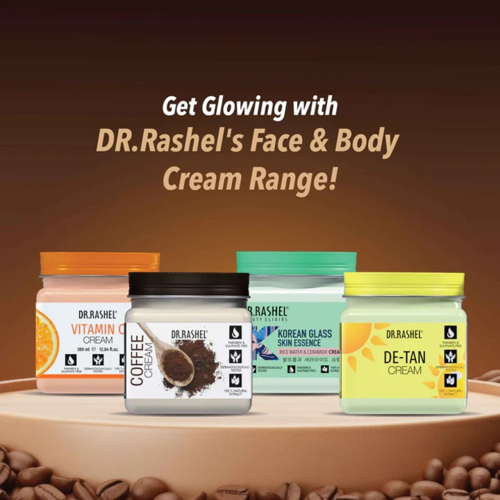 DR.RASHEL COFFEE FACE AND BODY CREAM- 380 ML