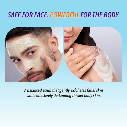 DR.RASHEL DE-TAN FACE AND BODY SCRUB- 380 ML