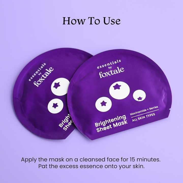 FOXTALE BRIGHTENING SHEET MASK