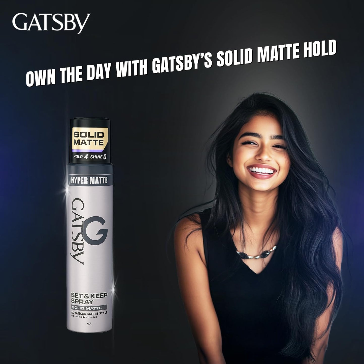 GATSBY HYPER MATTE SOLID MATTE HAIR SPRAY -250 ml