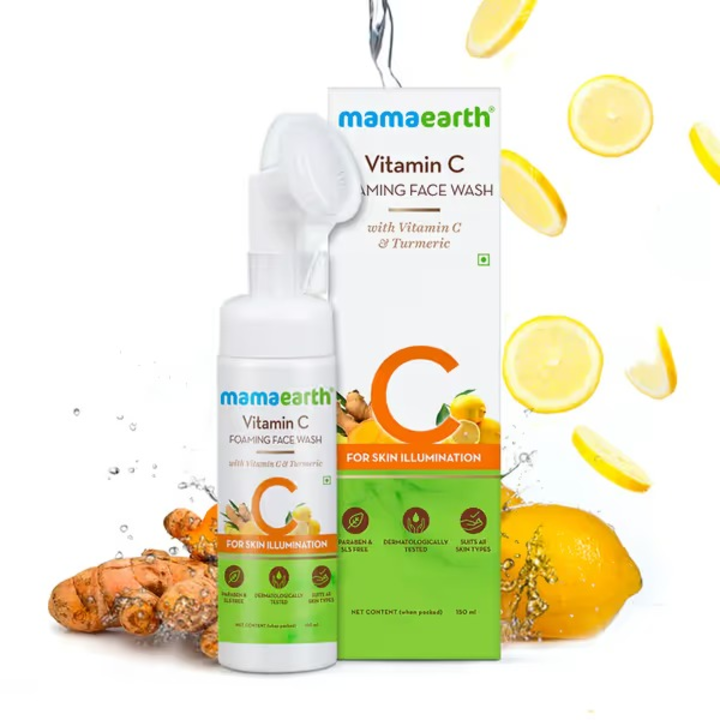 MAMAEARTH VITAMIN C FOAMING FACE WASH 150ML