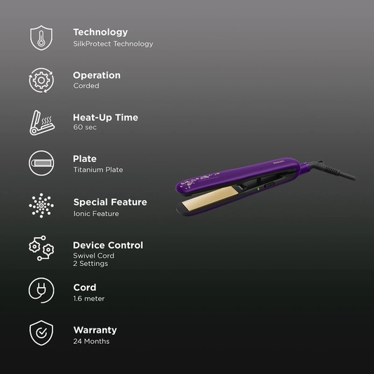 PHILIPS HAIR STRAIGHTENER BHS336