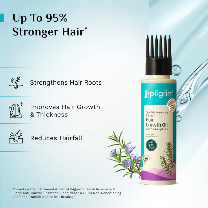 PILGRIM BIOTIN HAIR GROWTH OIL- SPANISH ROSEMARY- 100 ML