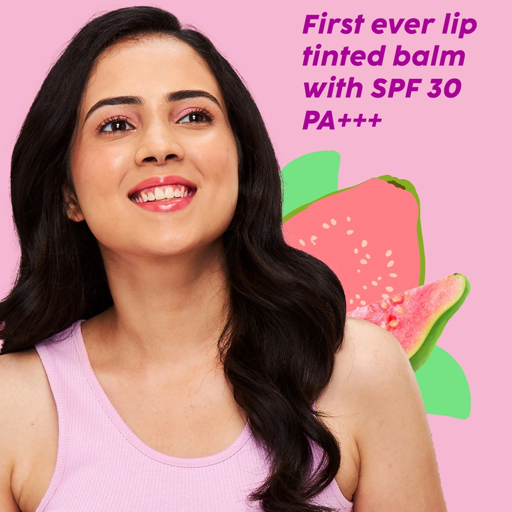 PLIX GUAVA GLOWY LIP TINTED BALM 10G