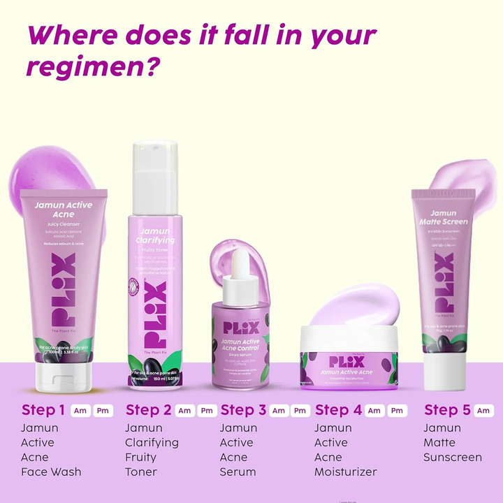 PLIX JAMUN ACNE MARKS REGIME COMBO PACK OF 4