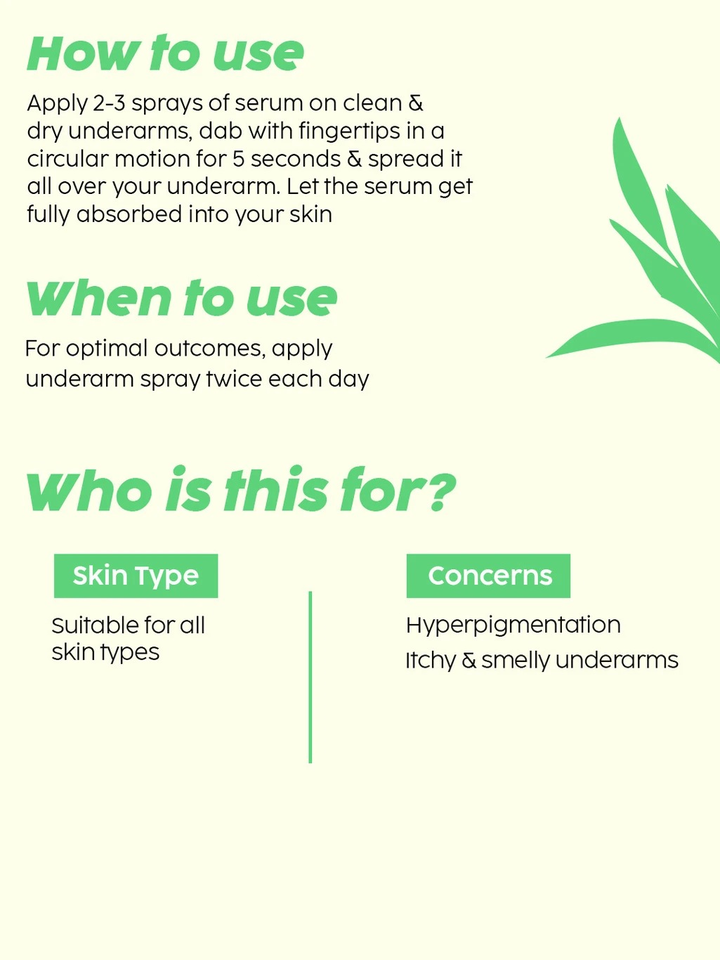 PLIX PINAPPLE UNDERARM POLISH SERUM SPRAY 100ML