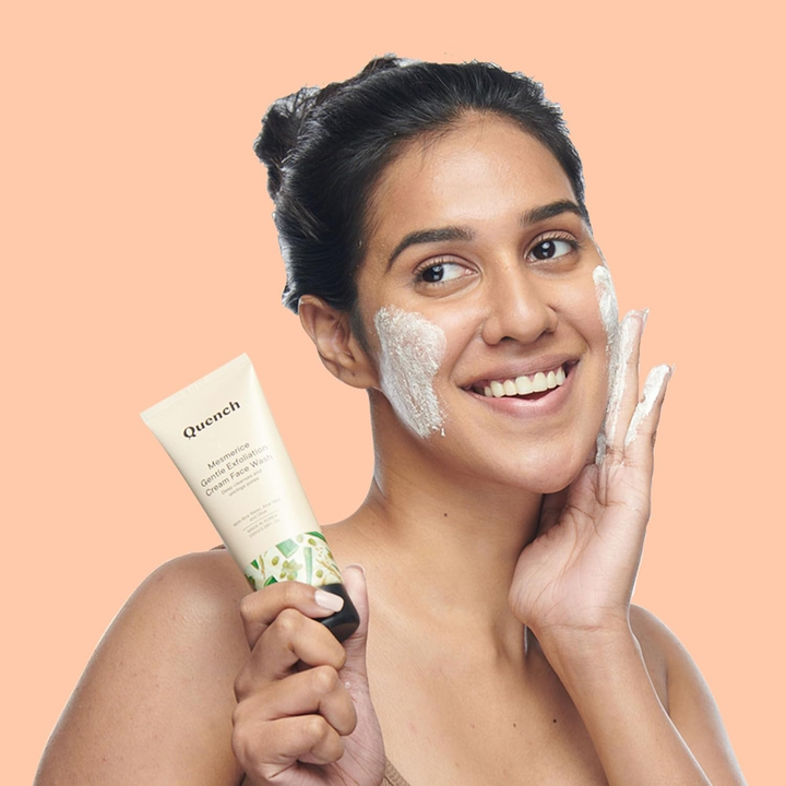 QUENCH MESMERICE GENTLE EXFOLIATION CREAM FACE WASH 100ML