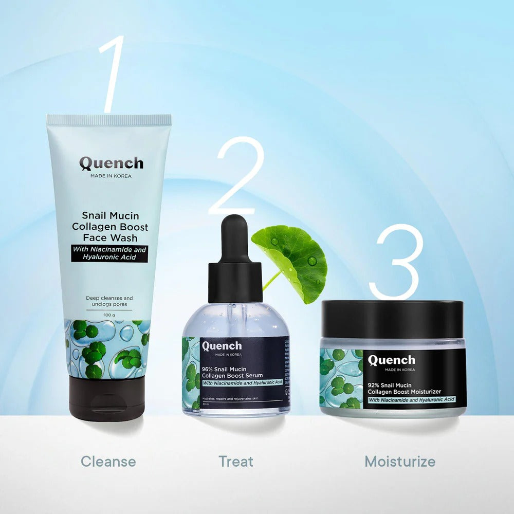 QUENCH MUCIN COLLAGEN BOOST FACE WASH100ML