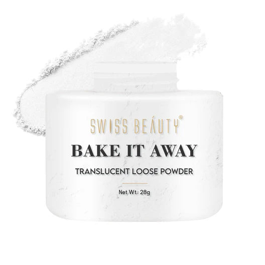SWISS BEAUTY BAKE IT AWAY TRANSLUCENT LOOSE POWDER- 02 TRANSLUCENT