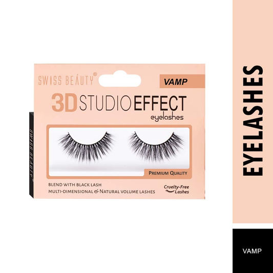SWISS BEAUTY 3D STUDIO EFFECT EYELASHES- 18 VAMP