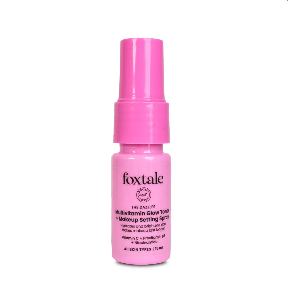 FOXTALE THE DAZLLER MULTIVITAMIN GLOW TONER+MAKEUP SETTING SPRAY,150ML