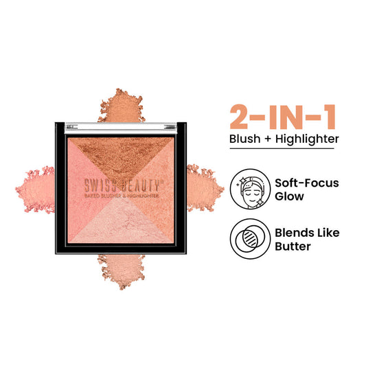 swiss beauty baked blusher highlighter 01