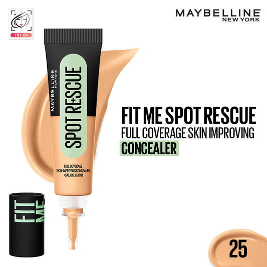 maybelline new york fit me spot rescue concealer 25 15ml