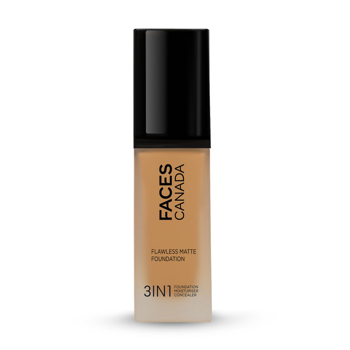 faces canada flawless matte foundation 3 in 130 ml warm sand