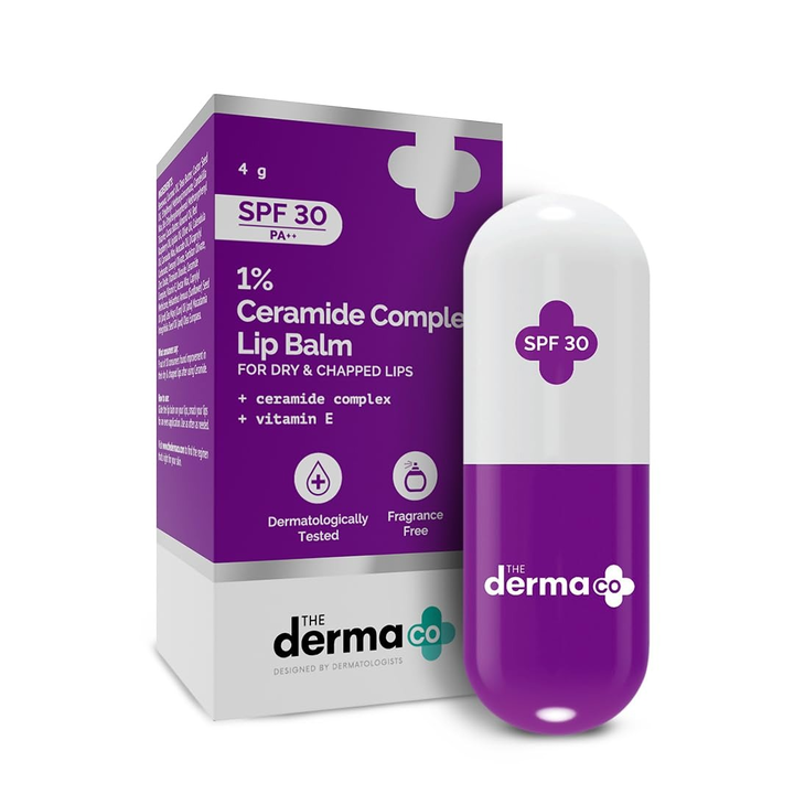 THE DERMA CO 1% CERAMIDE COMPLEX LIP BALM SPF 30++ , 4G