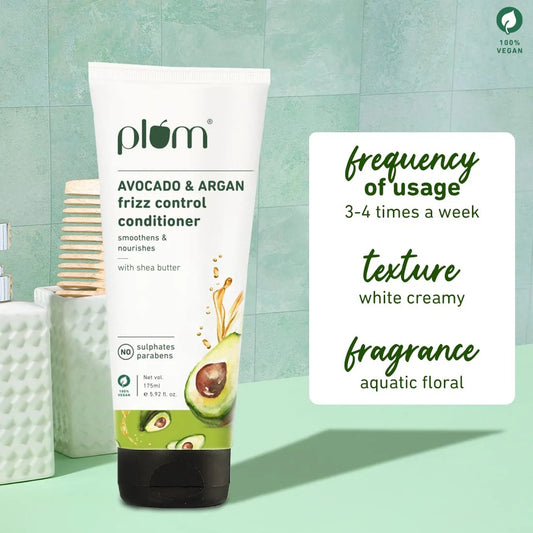PLUM FRIZZ CONTROL CONDITIONER AVACADO & ARGAN- 175ML