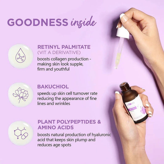 PLUM FACE SERUM BAKUCHIOL AND RETINOL- 20ML