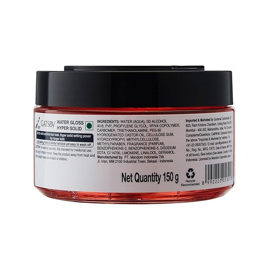 GATSBY WATERGLOSS HYPER SOLID WET LOOK HOLDING POWER LEVEL 7 150G