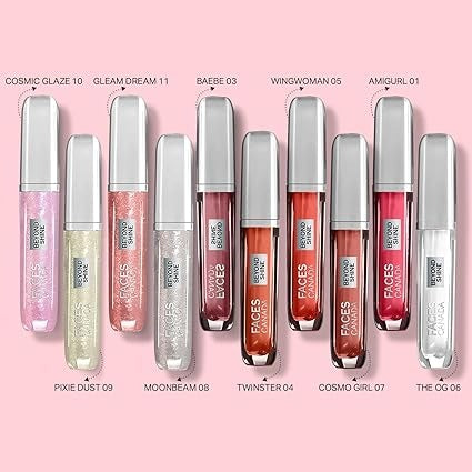 FACES CANADA BEYOND SHINE LIP GLOSS GOLD PIXIE DUST