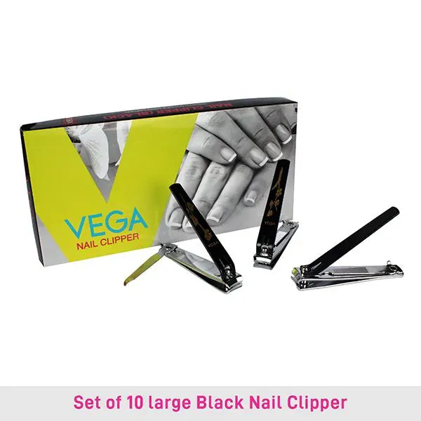 VEGA NAIL CLIPPER BLACK LNCB-03