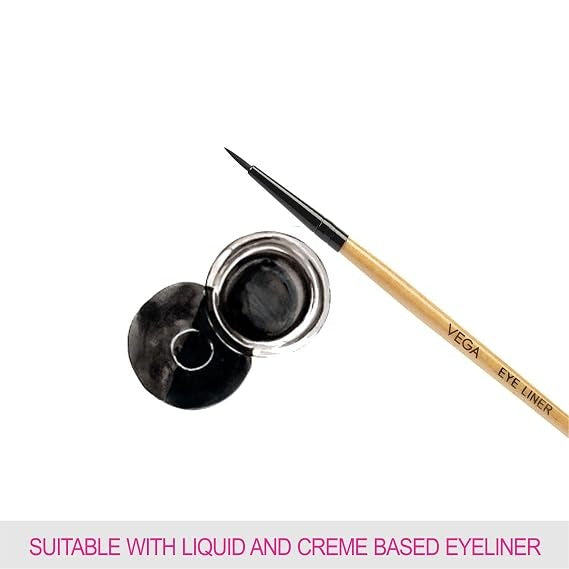 VEGA EYELINER BRUSH WOOD EV-08