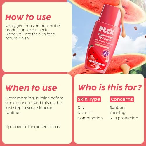 PLIX WATERMELON TINT TWIST SUNSCREEN 50ML