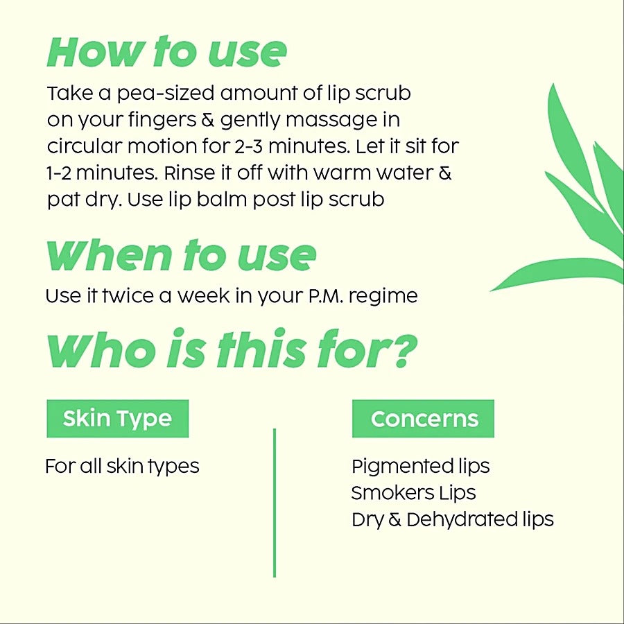 PLIX POMEGRANATE LIP EXFOLIATING SCRUB-15 GM