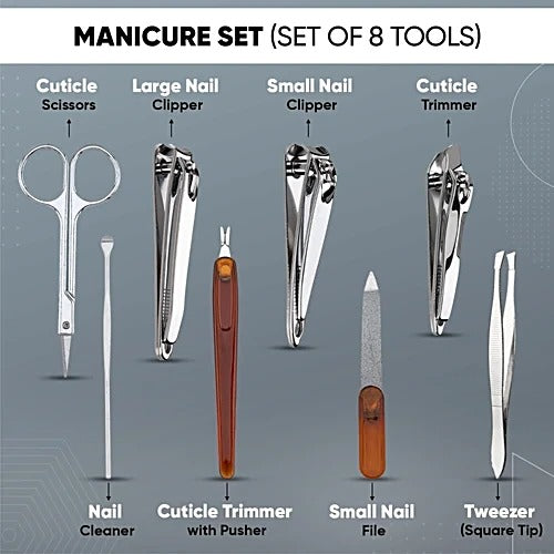 VEGA MANICURE SET (8 TOOLS) MS-08