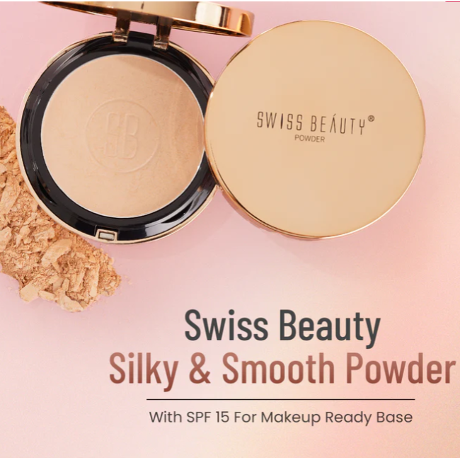 SWISS BEAUTY COMPACT POWDER- 01 NUDE BEIGE 6.5G