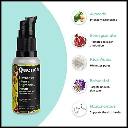 QUENCH BRAVACADO INTENSE BRIGHTENING SERUM 30ML