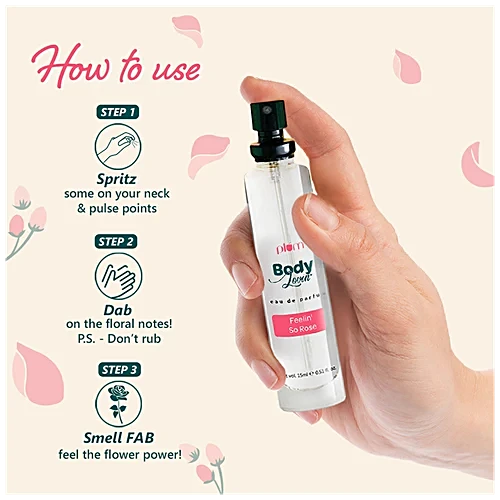 PLUM BODY LOVIN' EAU DE PARFUM FEELIN SO ROSE- 15 ML