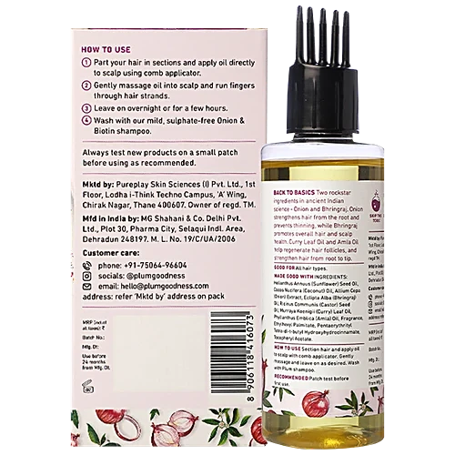 PLUM HAIROIL ONION & BRINGARAJ- 100 ML