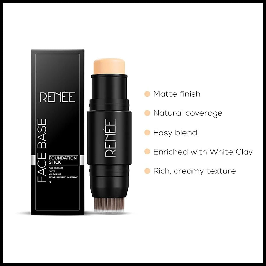 RENEE FACE BASE FOUNDATION STICK CHAI TEA- 8 GM